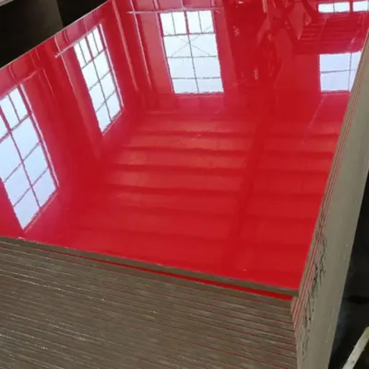 High Glossy Pet Red Uv Mdf